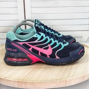 Nike Air Max Torch 4 Running Sneakers Midnight Navy Blue Pink Blast Size 9